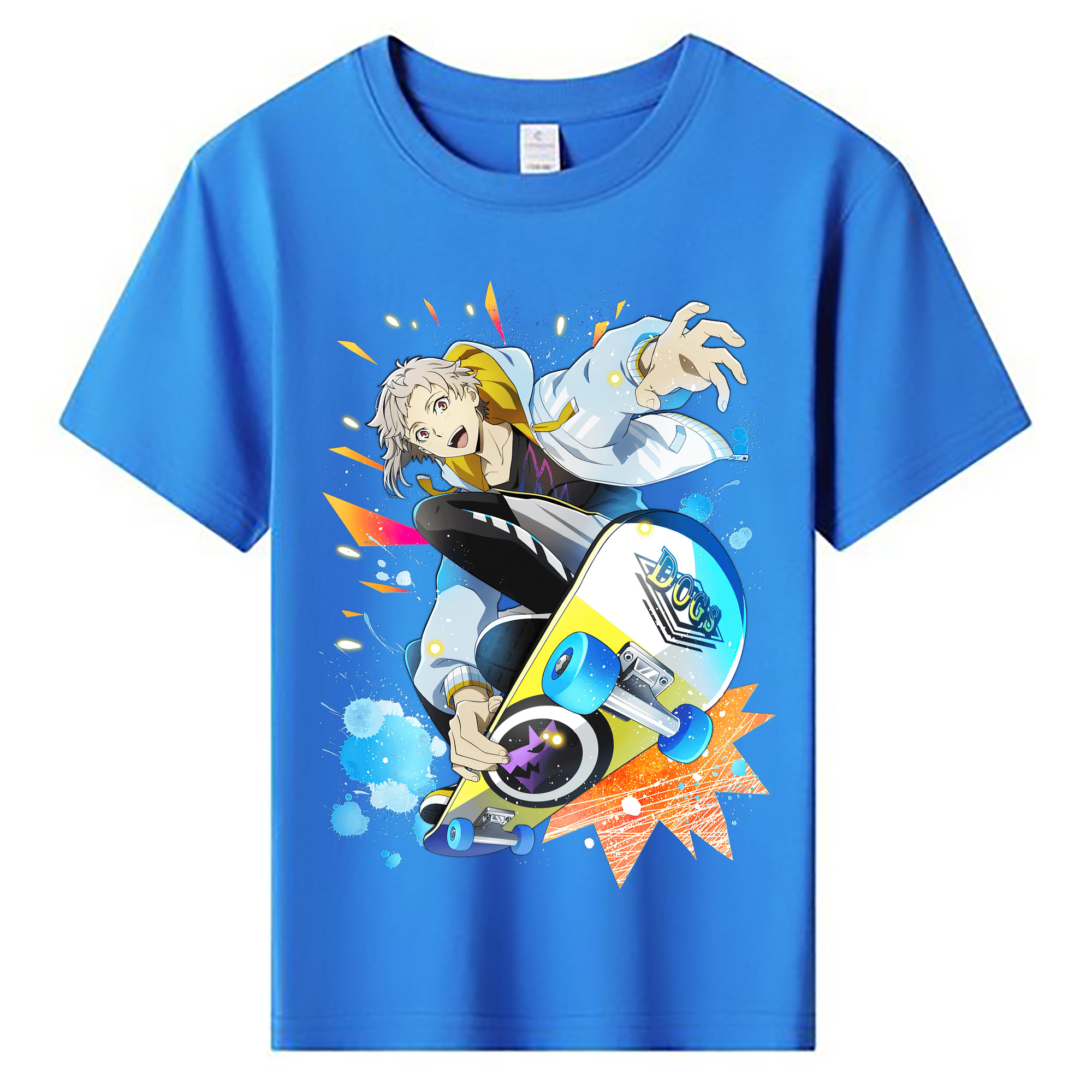文豪ストレイドッグス Bungo Stray Dogs 綿100％キッズTシャツ（フロントプリント）
